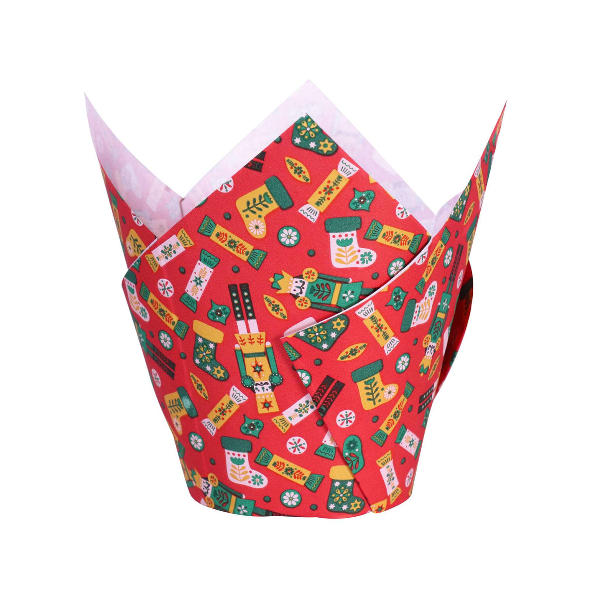 Tulipas Navideñas para Muffins - Encantado (Set de 24)