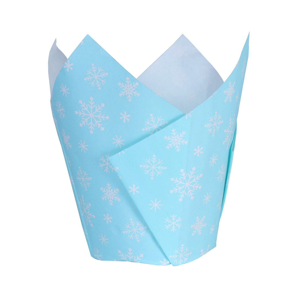 Tulipas Navideñas para Muffins - Congelado (Set de 24)