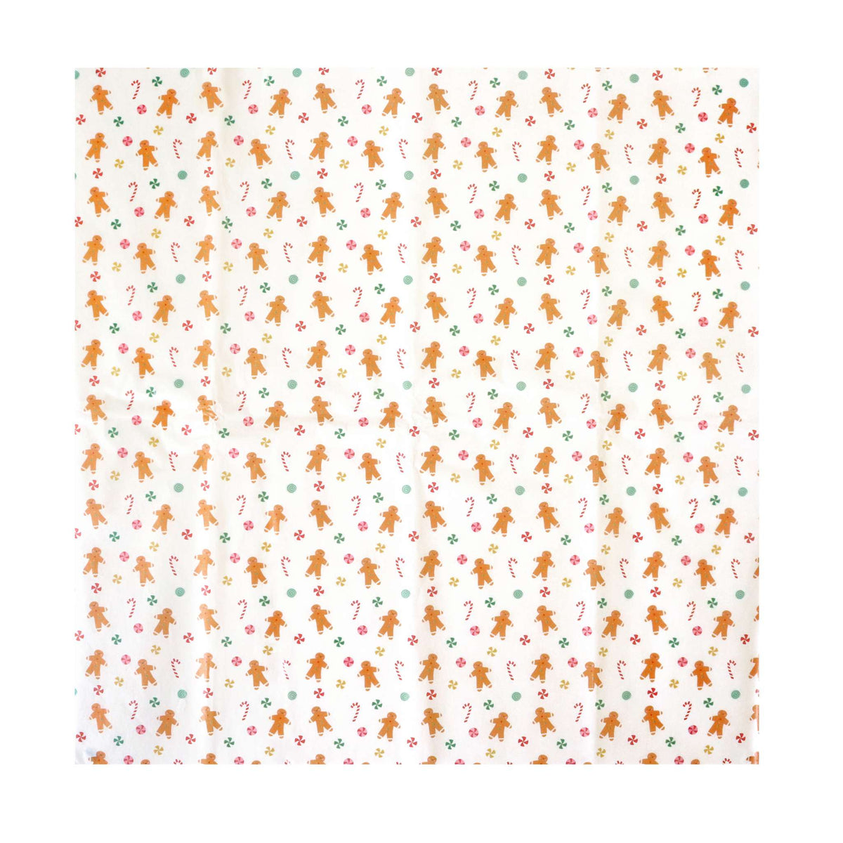 12 Bögen Backpapier für Weihnachtsleckereien & Geschenke - Lebkuchenmann