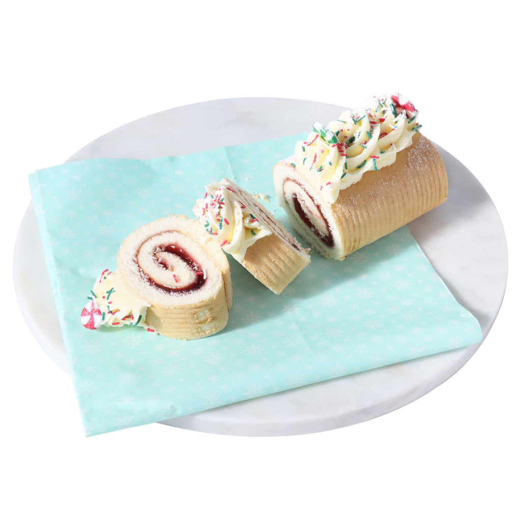Snowflakes Greaseproof Wrapping Paper Pk/12