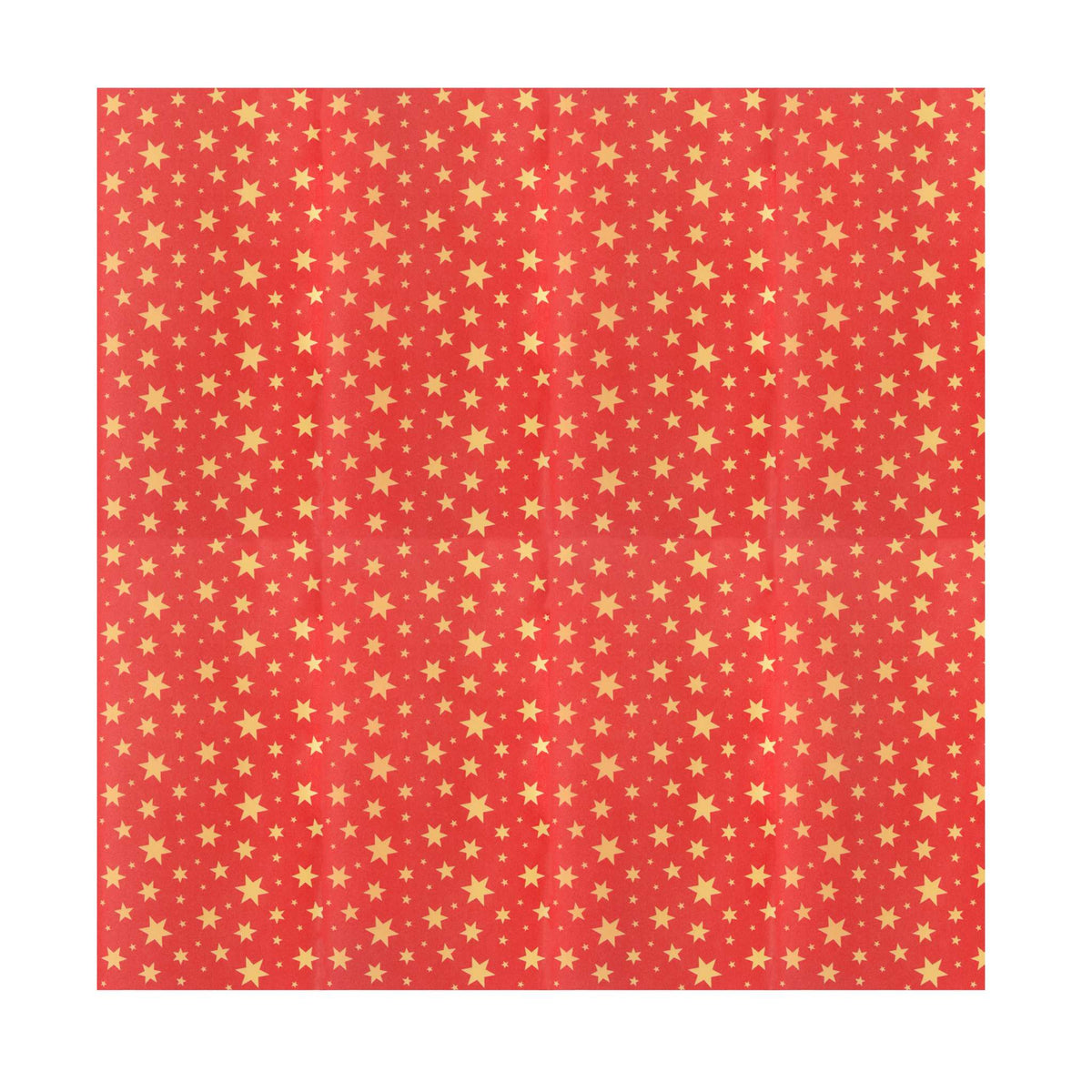 12 Bögen Backpapier für Weihnachtsleckereien & Geschenke - Goldene Sterne