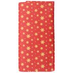 12 Bögen Backpapier für Weihnachtsleckereien & Geschenke - Goldene Sterne