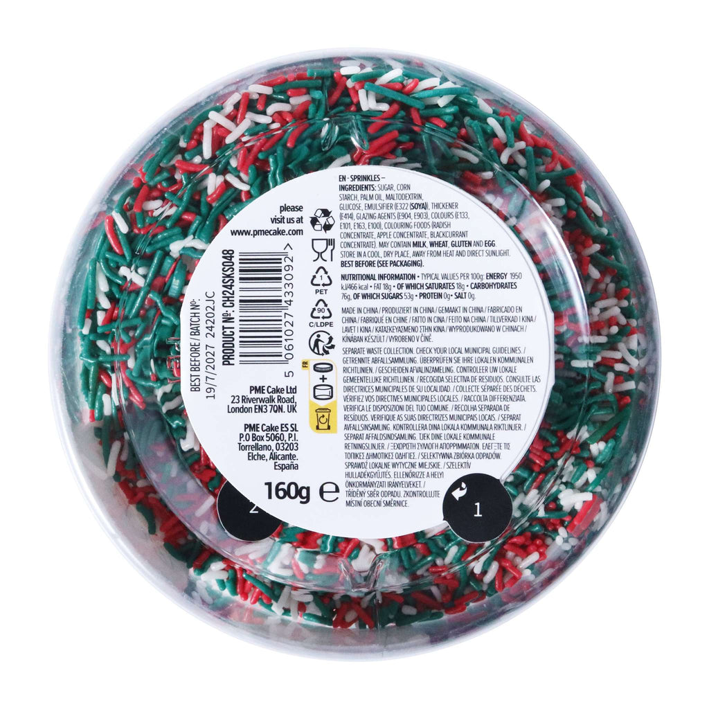 Sprinkles Navideños - Muy Festivos (160g)