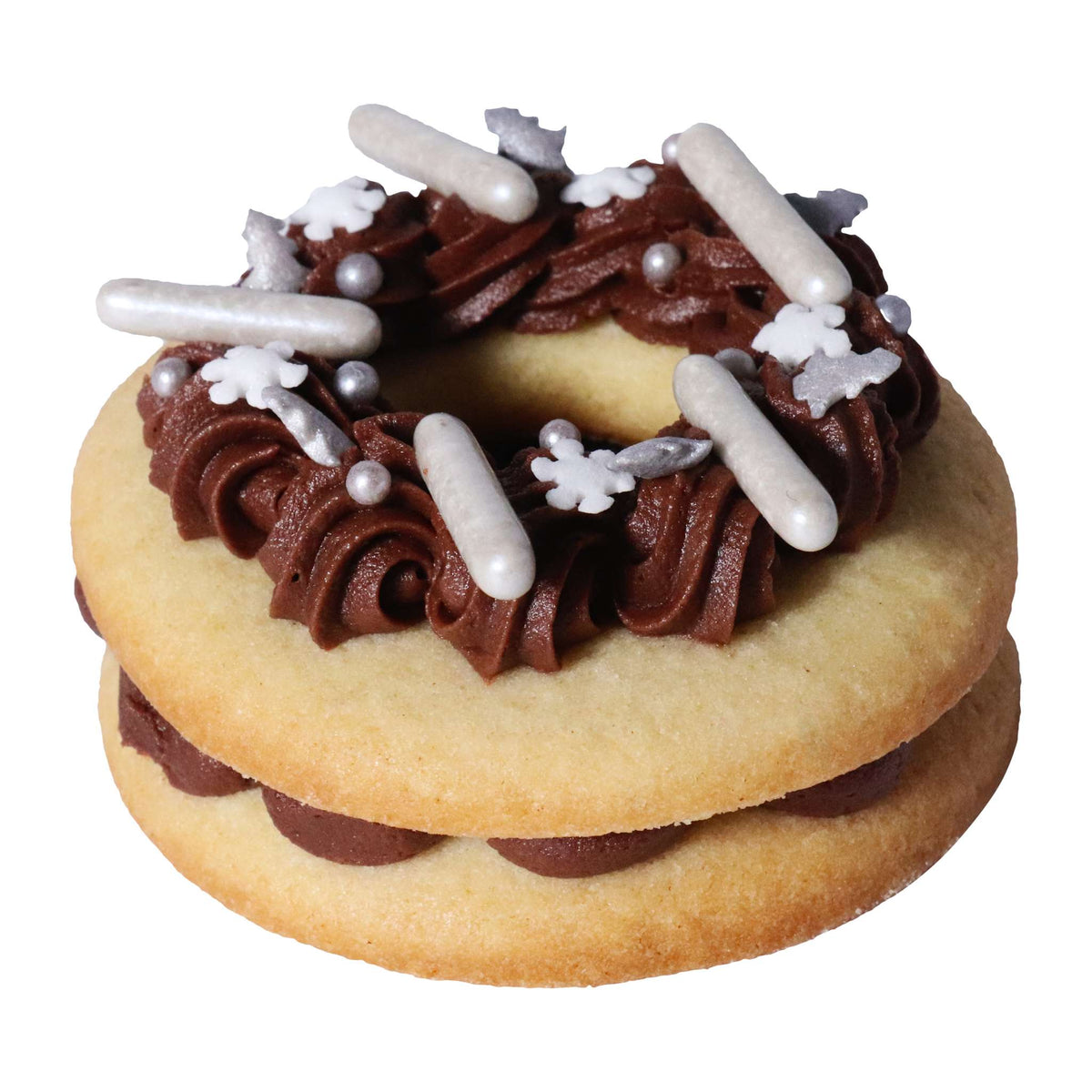 Noël Sprinkles - Étoiles Argentées Brillantes (160g)