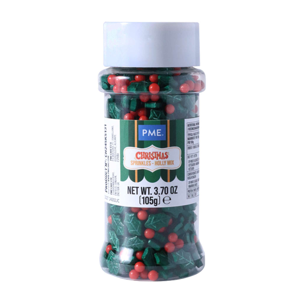 Holly & Berries Sprinkle Mix (80g)
