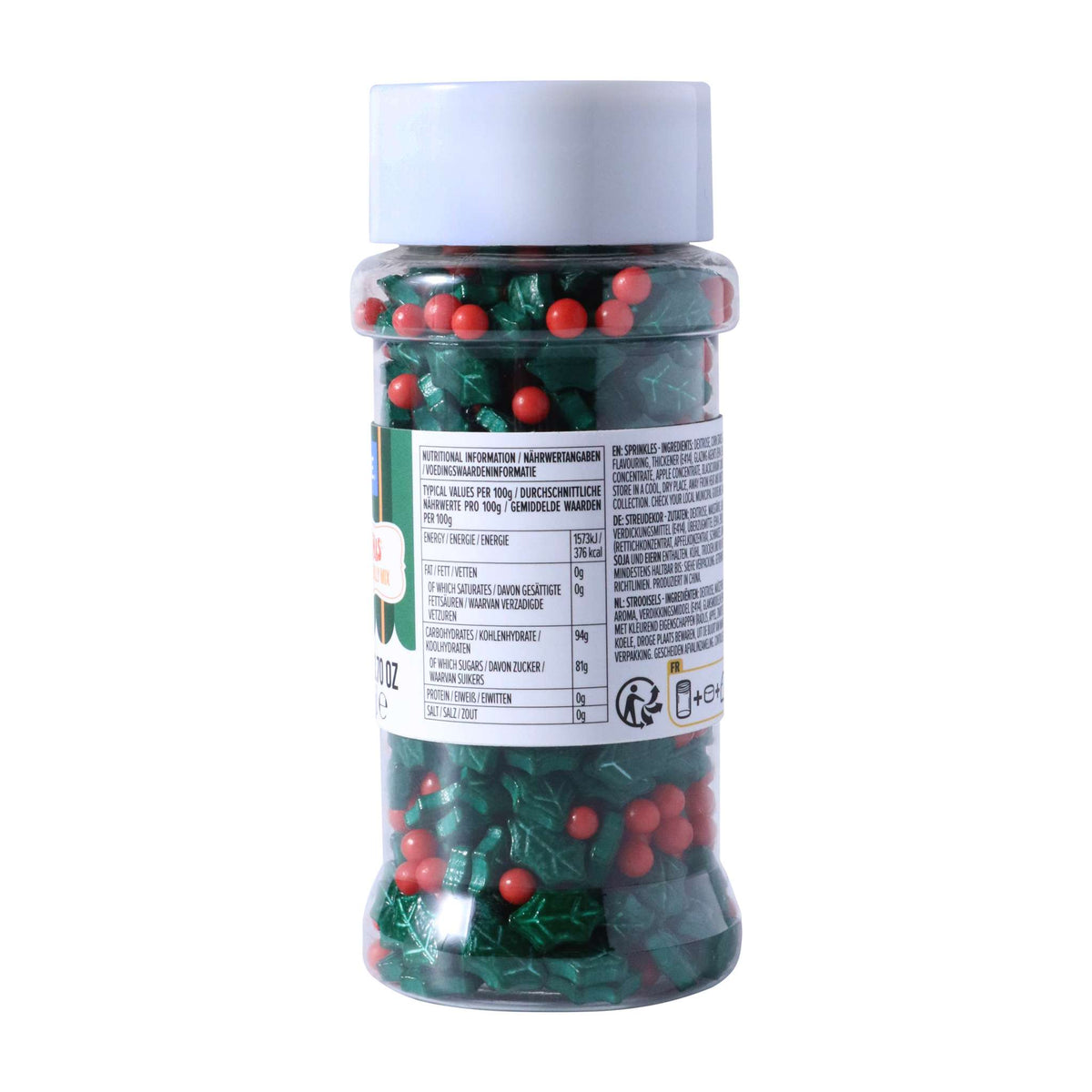 Holly & Berries Sprinkle Mix (80g)