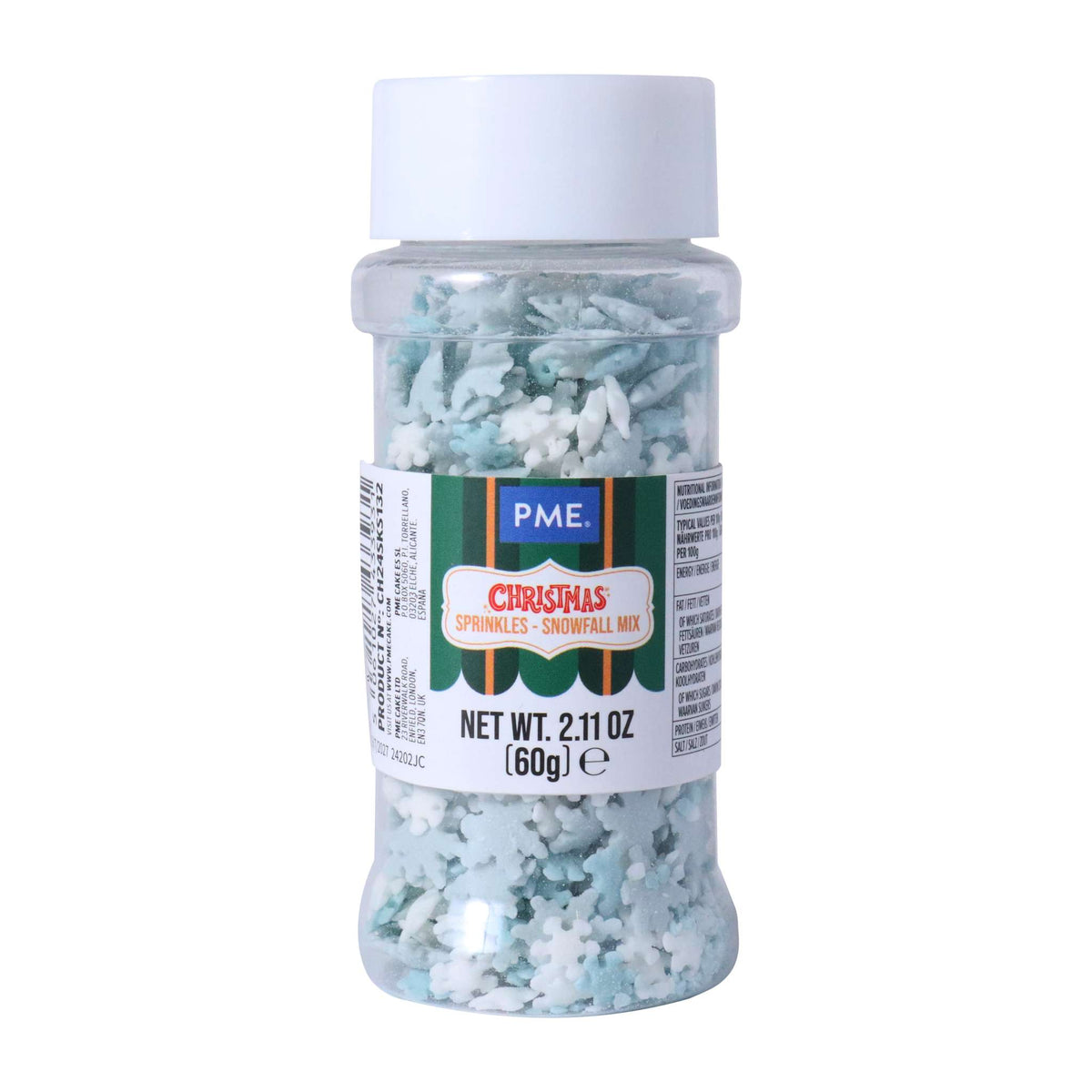 Weihnachts-Streusel - Schneefall-Mix (60g)