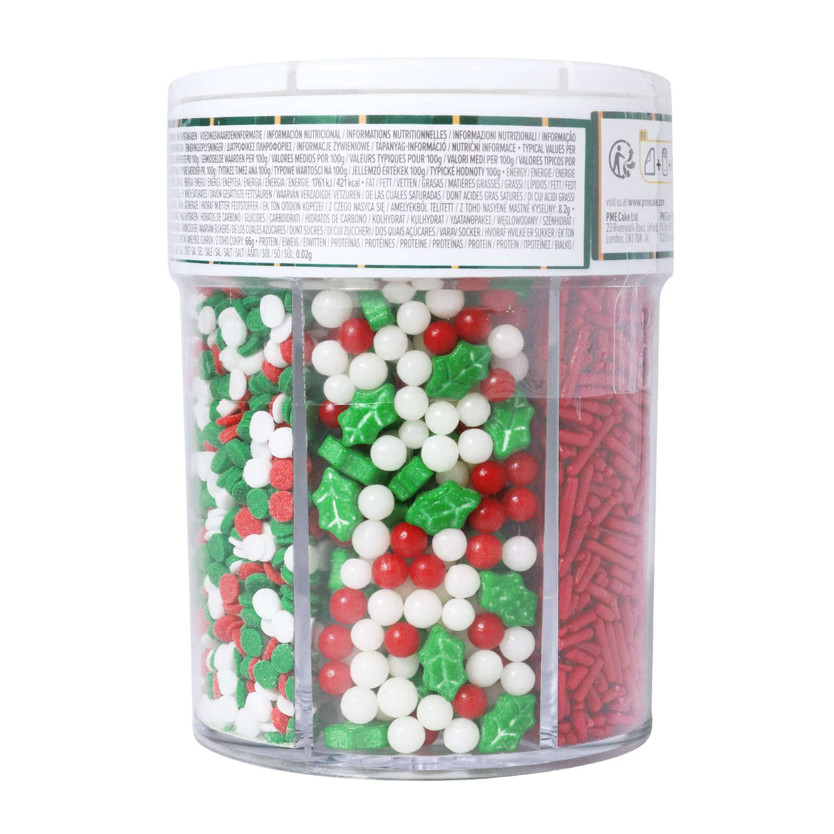 Deck The Halls 6 Cell Sprinkle Set  (158g / 5.57oz)