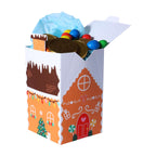 4 Süßigkeitenboxen für Weihnachten - Lebkuchenhaus