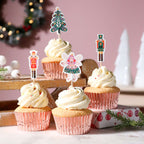 Kerst Taarttoppers - Notenkraker (24 stuks)