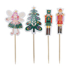 Kerst Taarttoppers - Notenkraker (24 stuks)