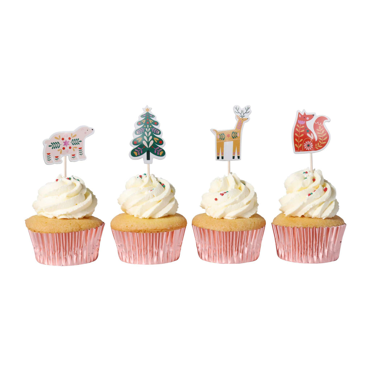 Enchanted Forest Cupcake Toppers Pk/24