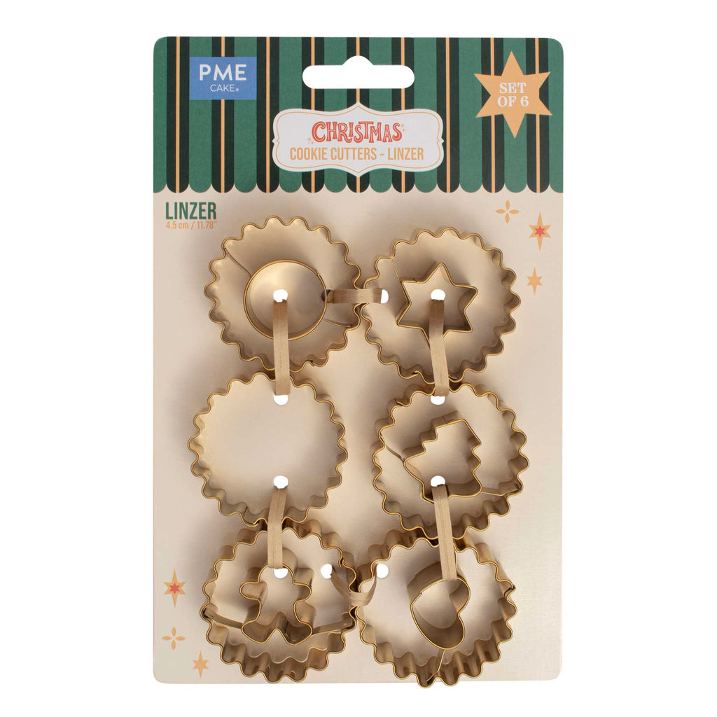 Linzer Cookie Cutters Set Of 6