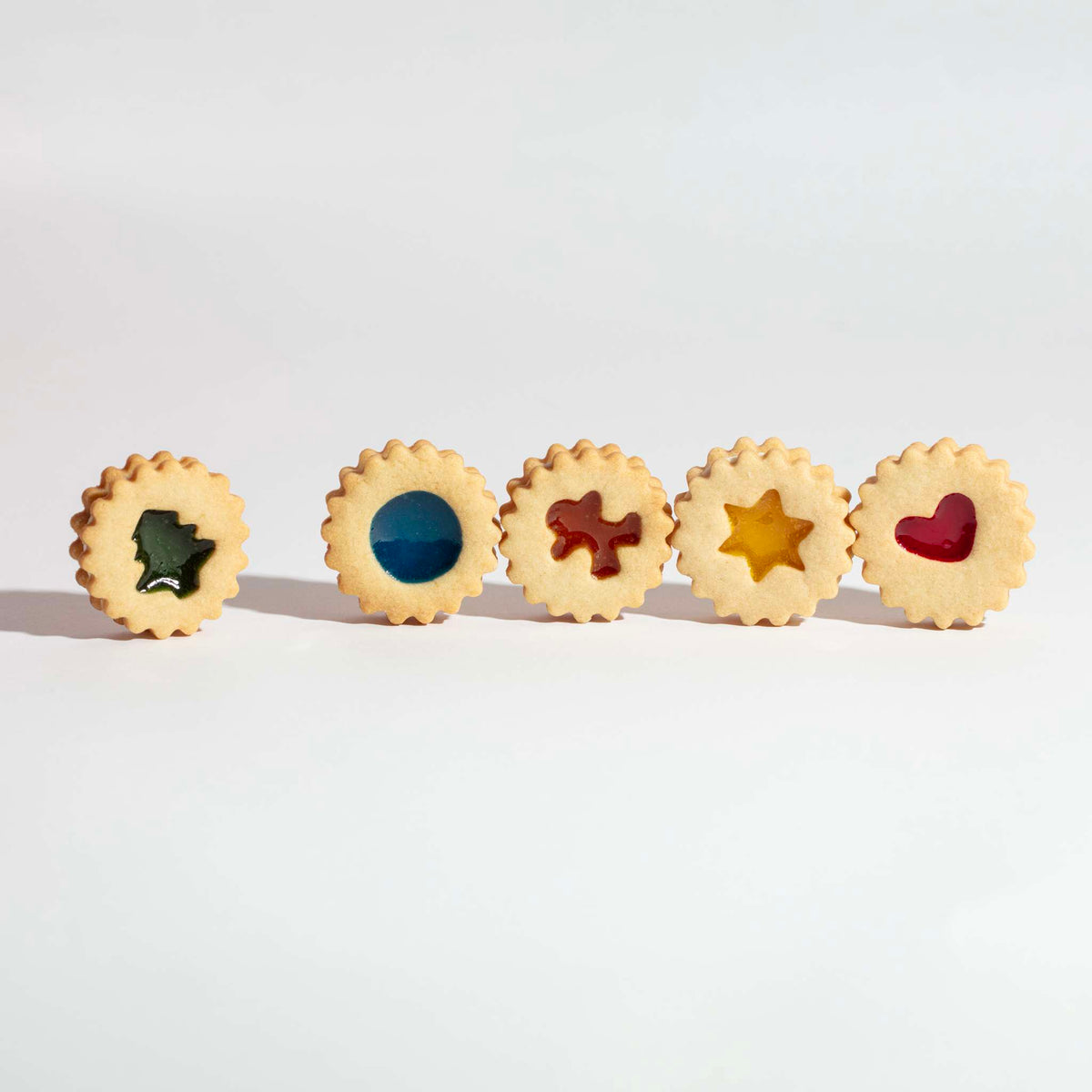 Navideño Cortadores de Galletas - Juego Linzer de 6