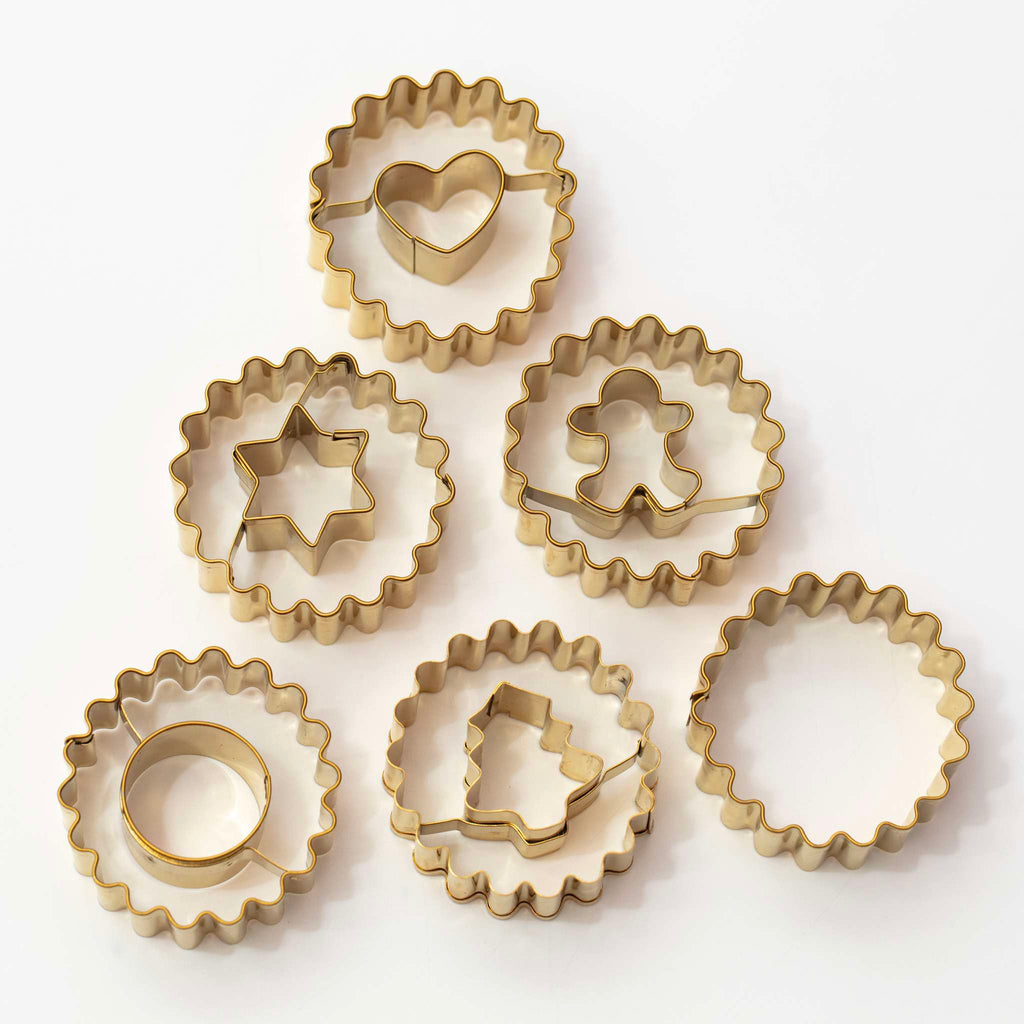 Linzer Cookie Cutters Set Of 6