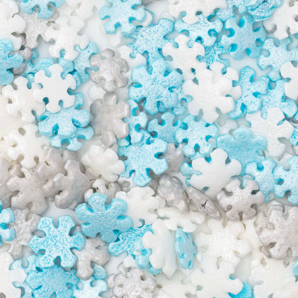 Navideño Sprinkle Charms - Copos de Nieve (25g / 0.9oz)
