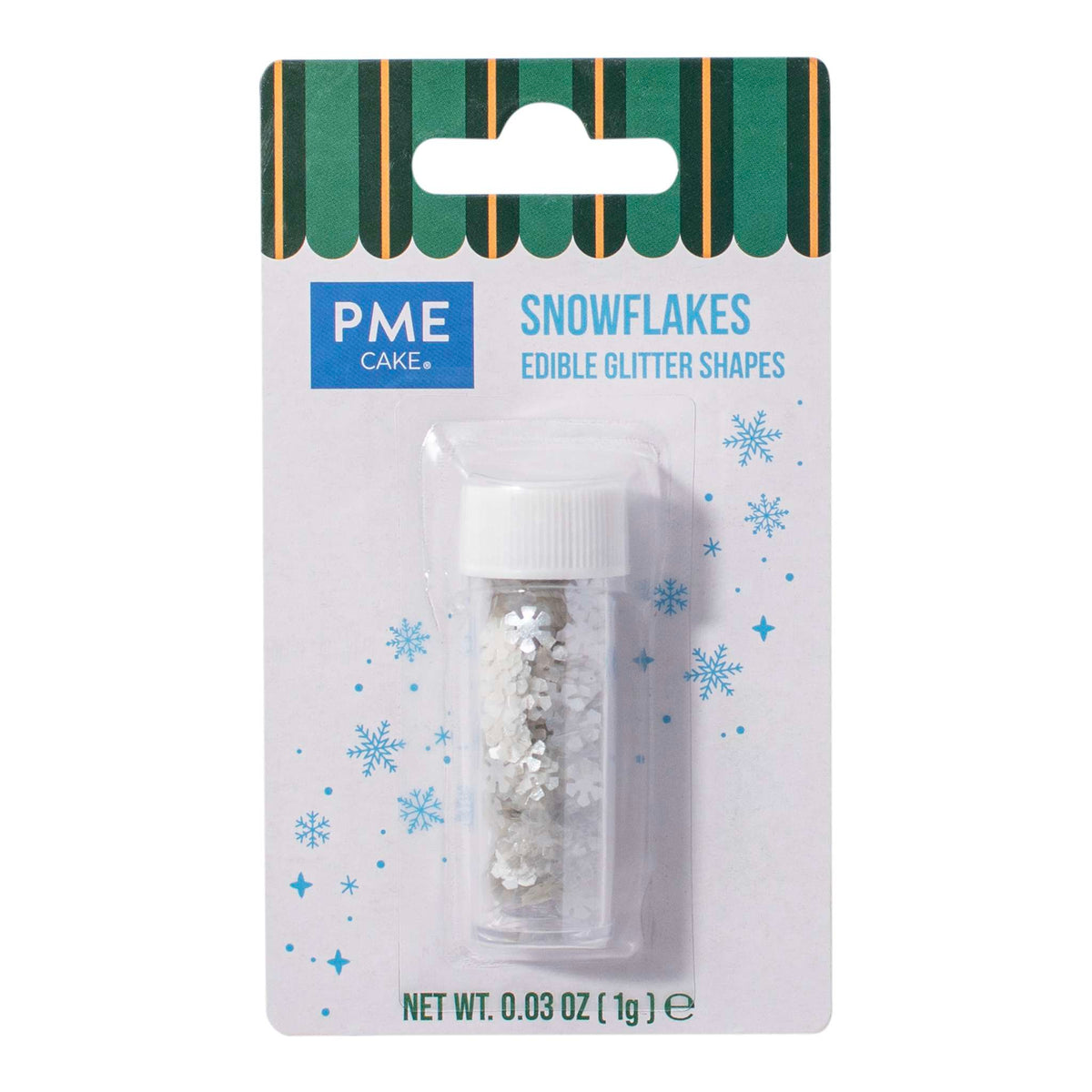 Snowflakes Glitter Shapes (0.03oz / 1g)