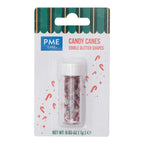 Candy Canes Glitter Shapes (0.03oz / 1g)