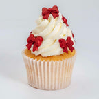 Red Bows Edible Cupcake Decorations Pk/15 (10.89g)
