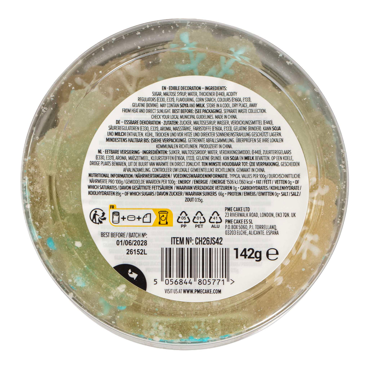 Jelly Sweets - Schneeflocken (142g / 5oz)