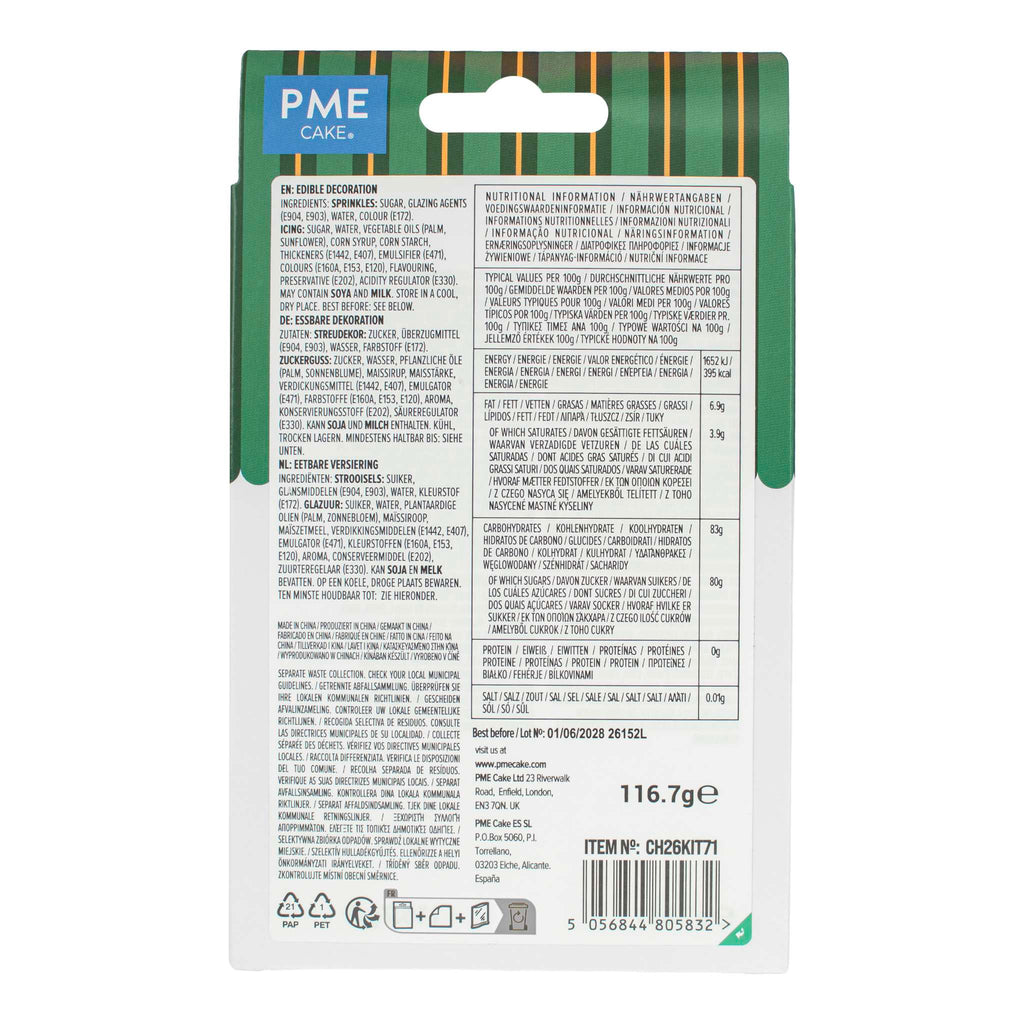 Kit de Décoration de Biscuits - Père Noël Pk/5 (116.7g)