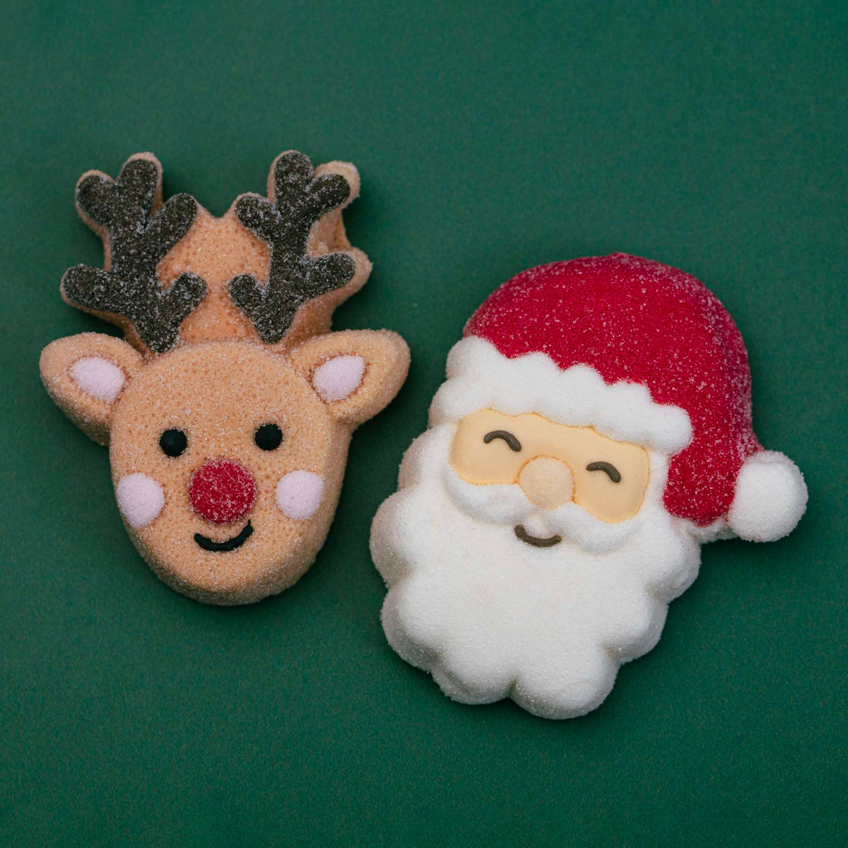 Santa & Rudolph Marshmallow Treats Pk/12 (180g / 6.34oz)