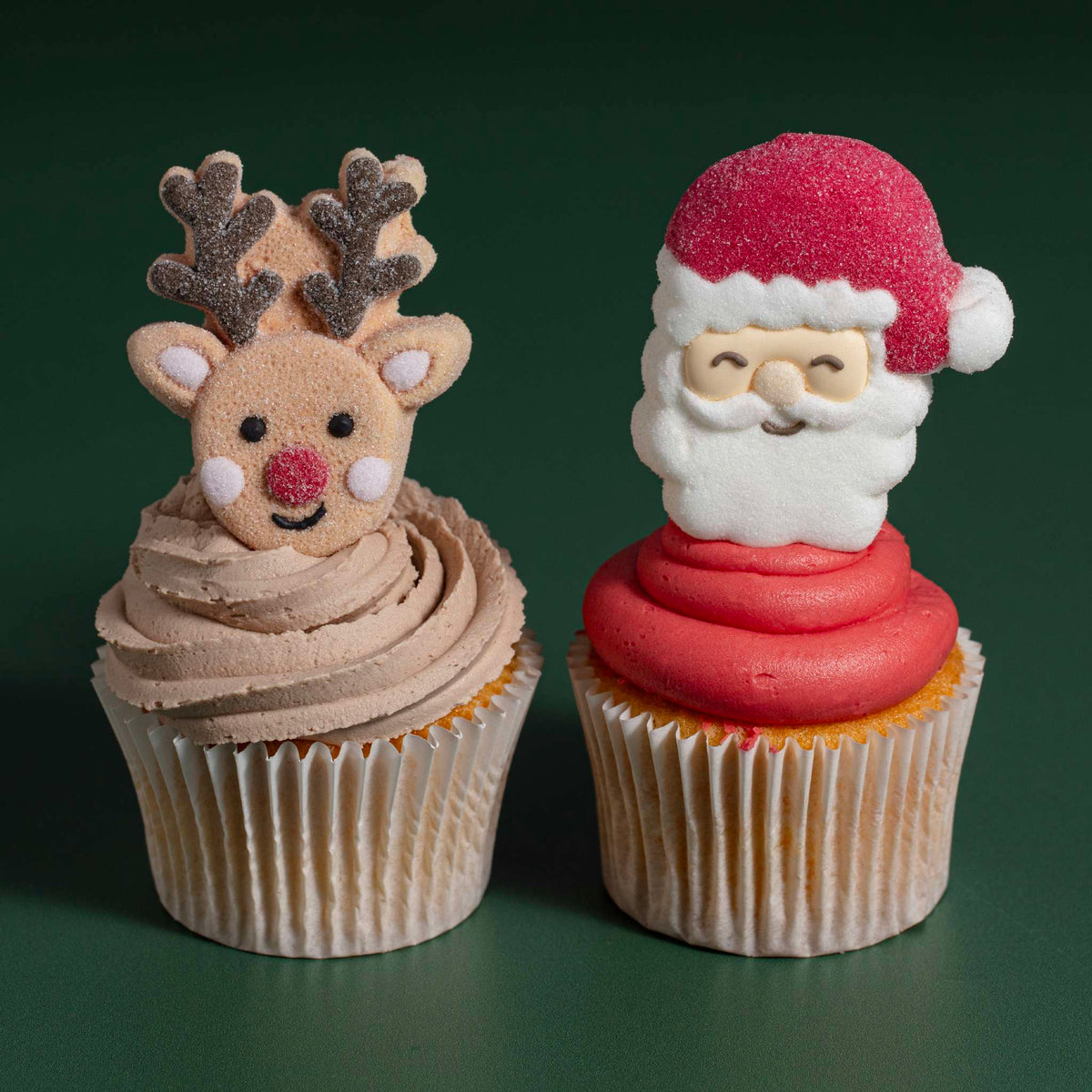 Santa & Rudolph Marshmallow Treats Pk/12 (180g / 6.34oz)