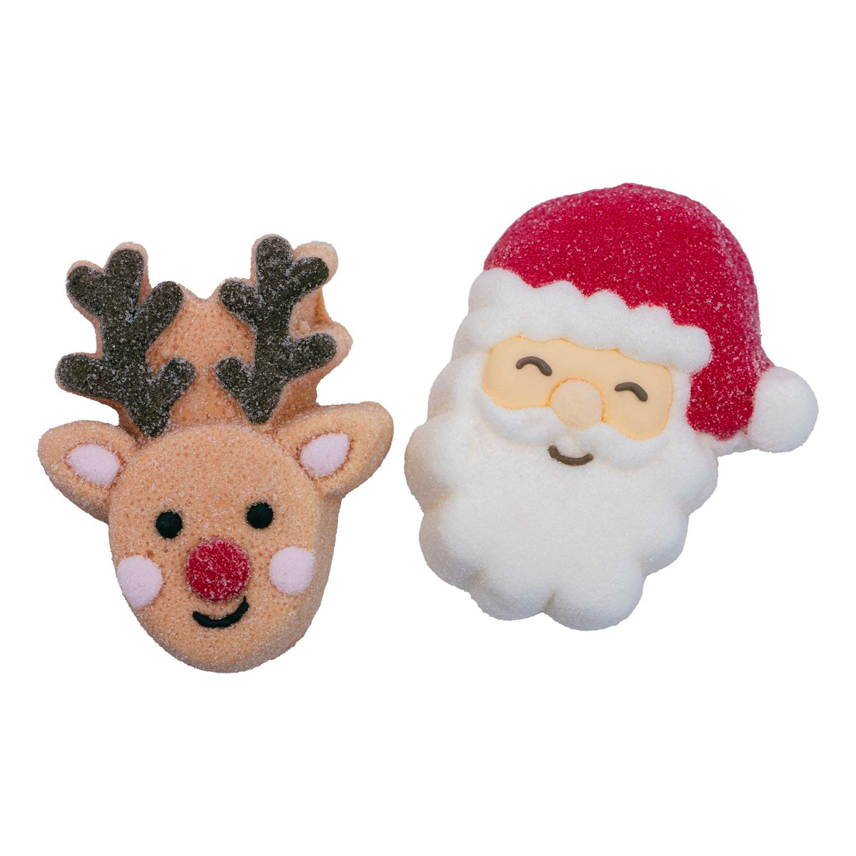 Santa & Rudolph Marshmallow Treats Pk/12 (180g / 6.34oz)