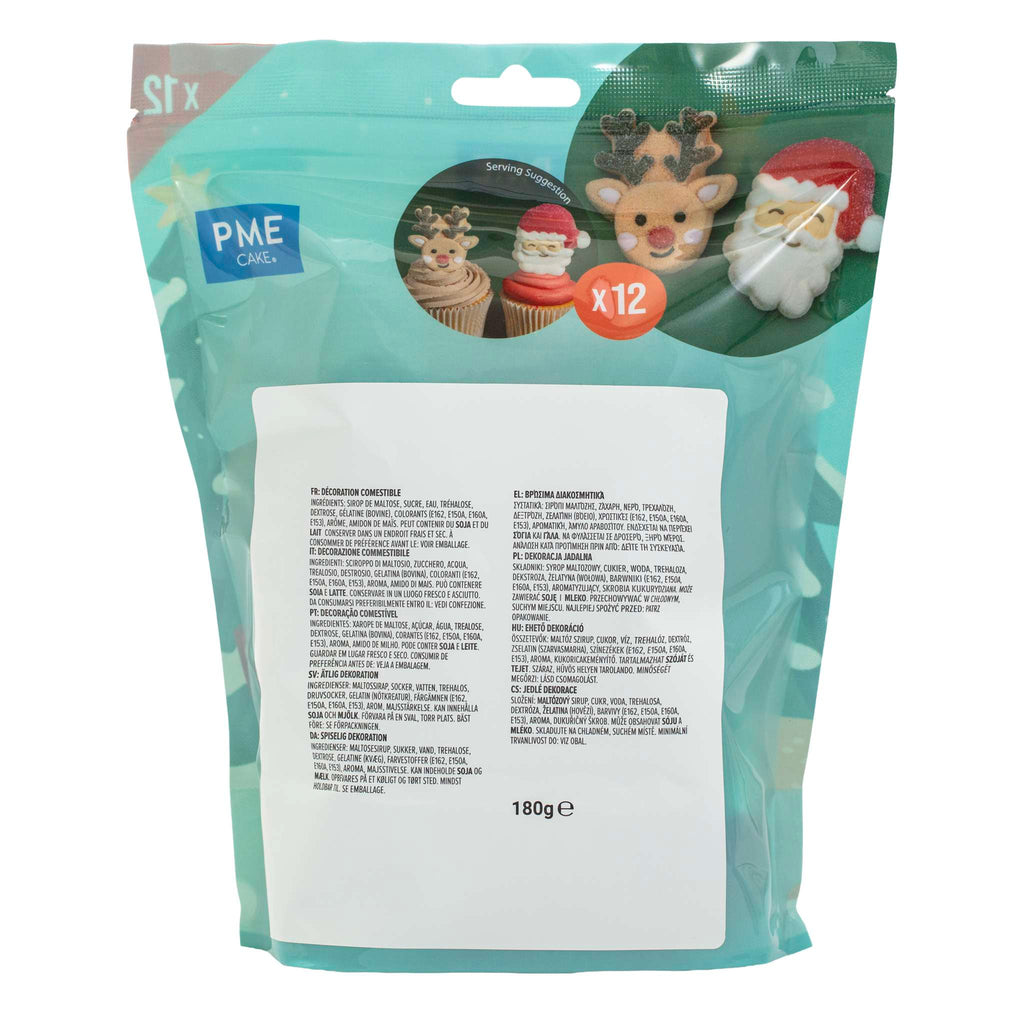 Marshmallow Treats - Weihnachtsmann & Rudolph Pk/12 (180g / 6.34oz)