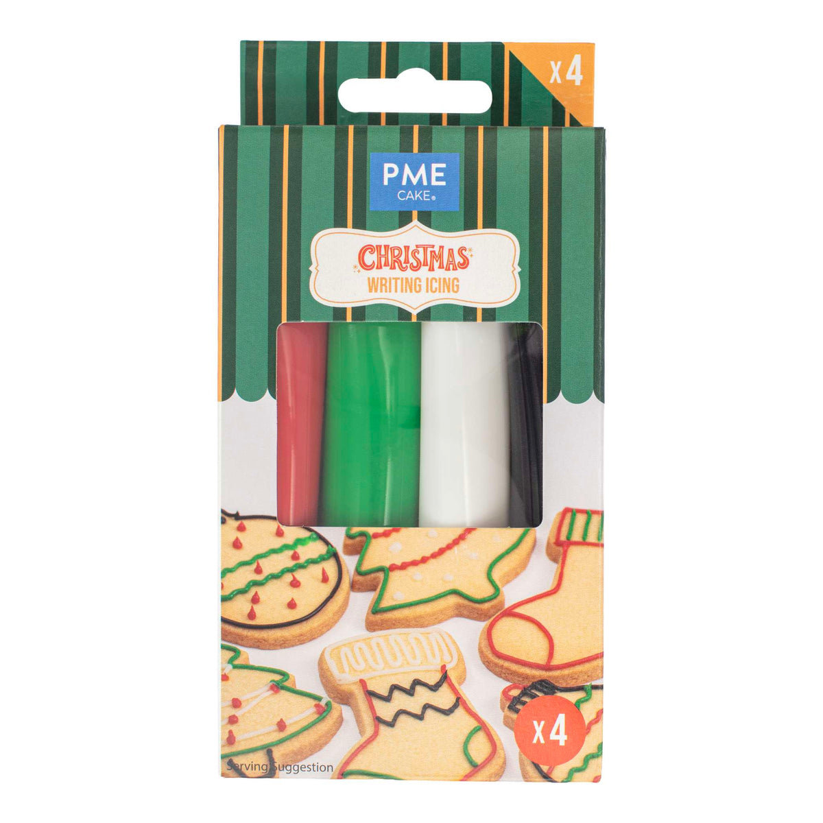 Weihnachts Zuckerschrift Pk/4 (80g)
