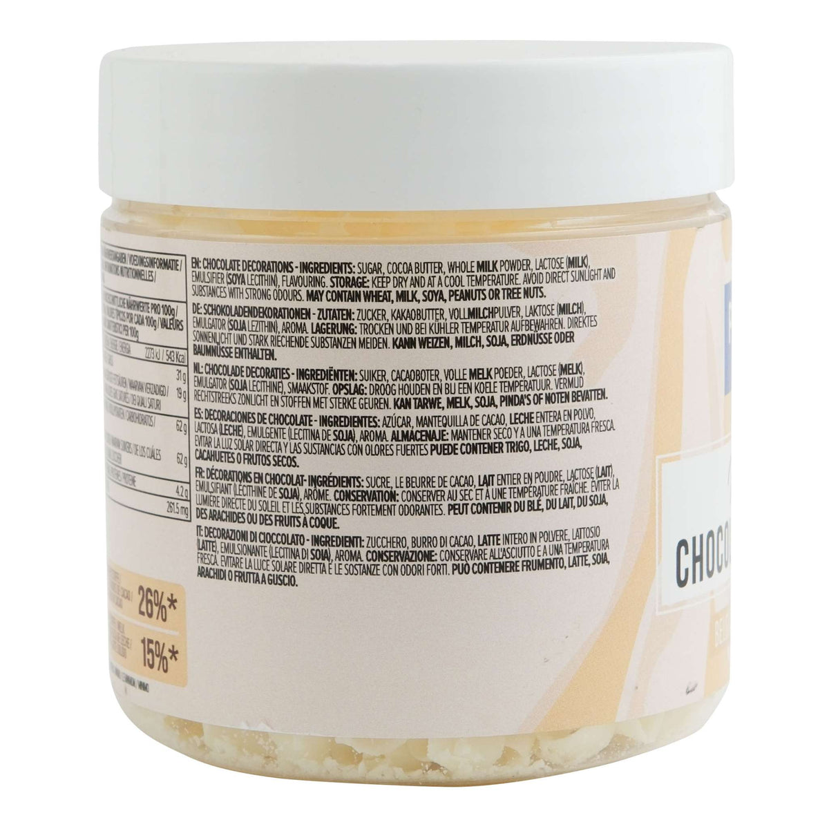 White Chocolate Curls (85g / 3oz)