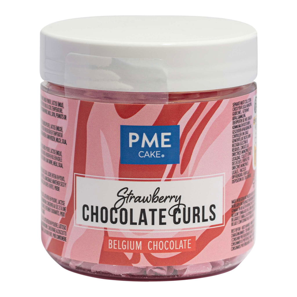 Strawberry Chocolate Curls (85g / 3oz)