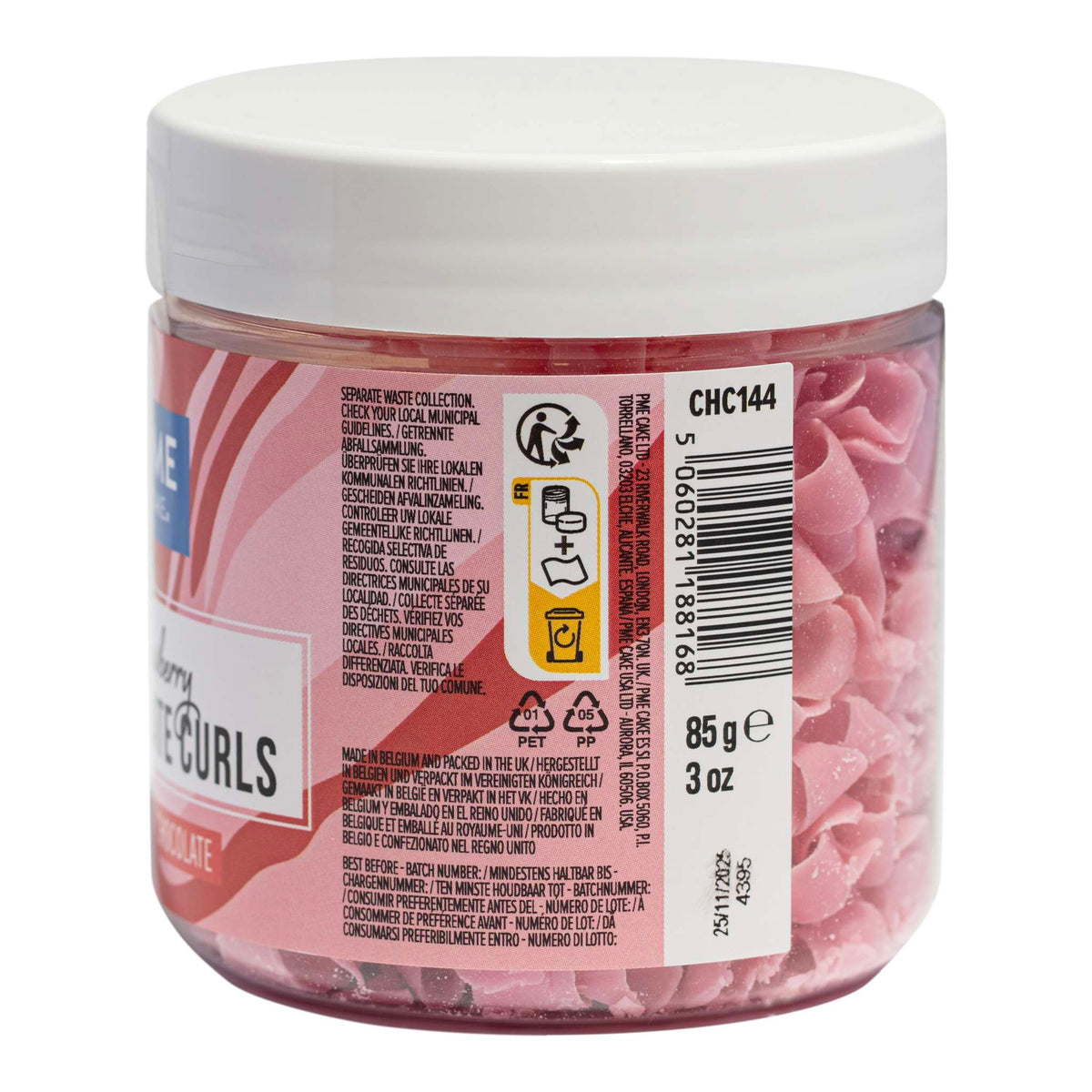 Strawberry Chocolate Curls (85g / 3oz)