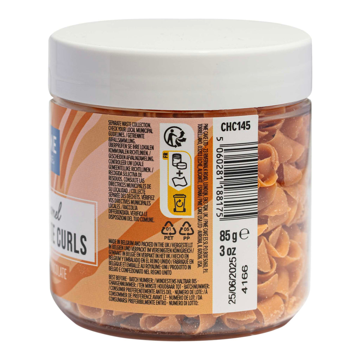 Copeaux et boucles de chocolat - Caramel (85g)