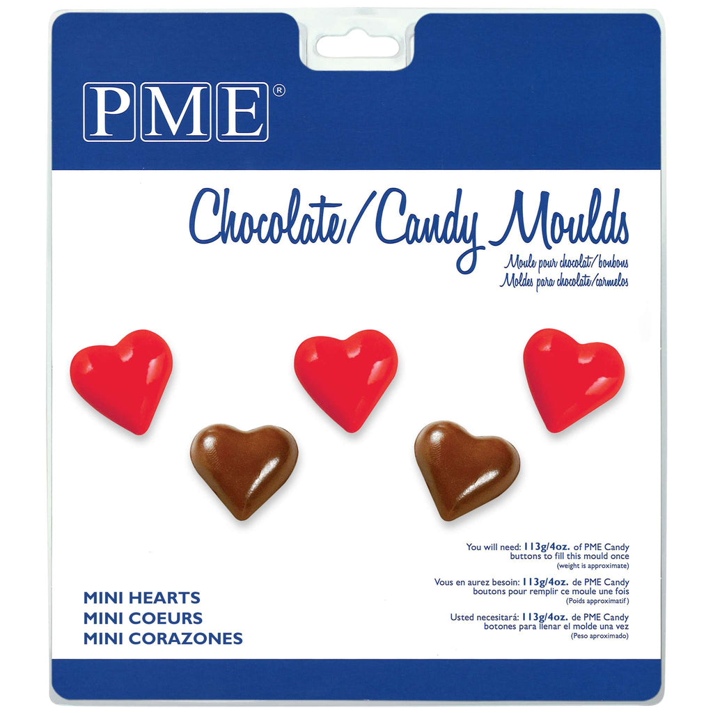 Mini Hearts PME Candy Mould