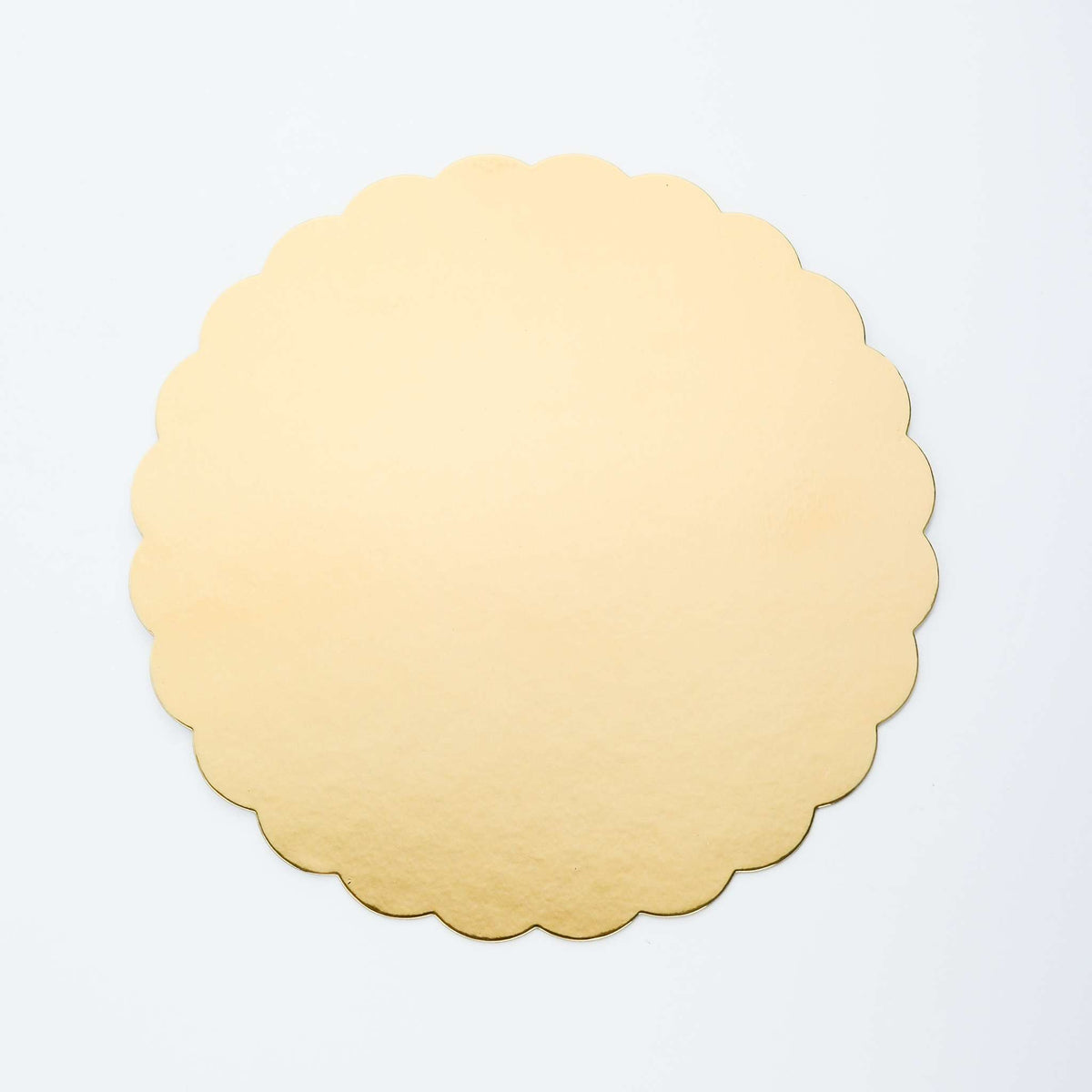 Bandeja Espejo para Tarta - Festoneada Dorada 254mm (10 Pulgadas), Paquete de 3