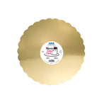 Scallop Edge Gold Mirror Cake Card (12in / 305mm)