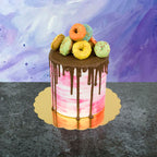 Scallop Edge Gold Mirror Cake Card (12in / 305mm)
