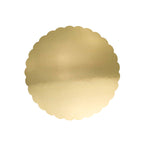 Scallop Edge Gold Mirror Cake Card (12in / 305mm)
