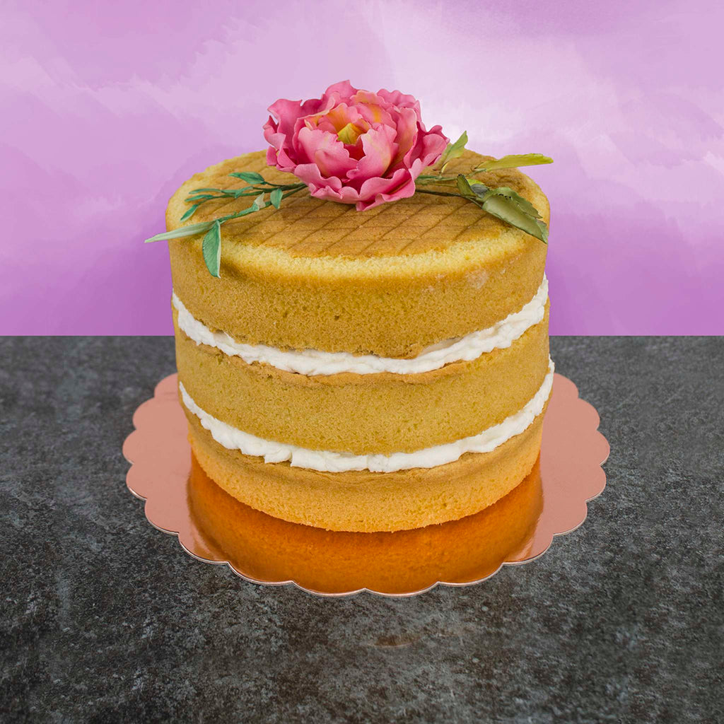 Mirror Cake Card - Scallop Tortenunterlage Silber 254mm (10 Zoll), Packung mit 3