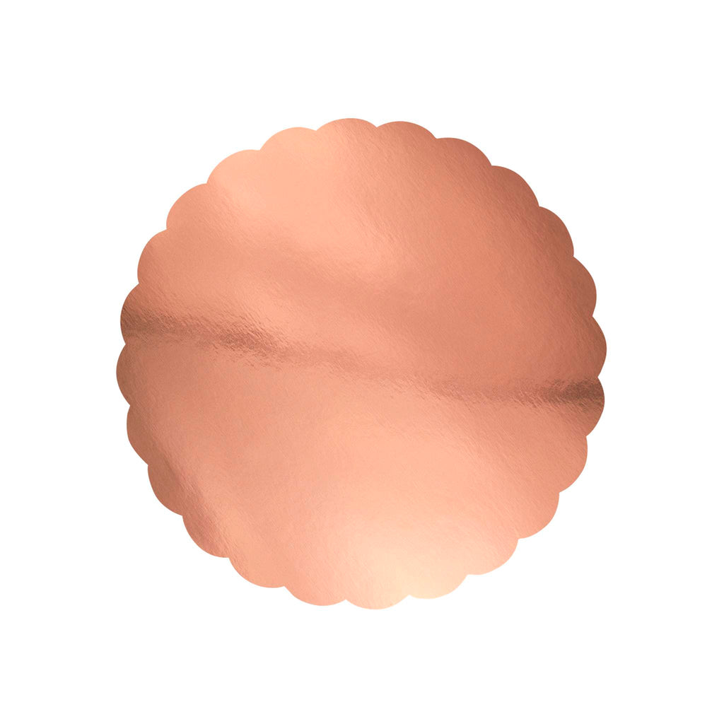 Mirror Cake Card - Scallop Tortenunterlage Silber 254mm (10 Zoll), Packung mit 3