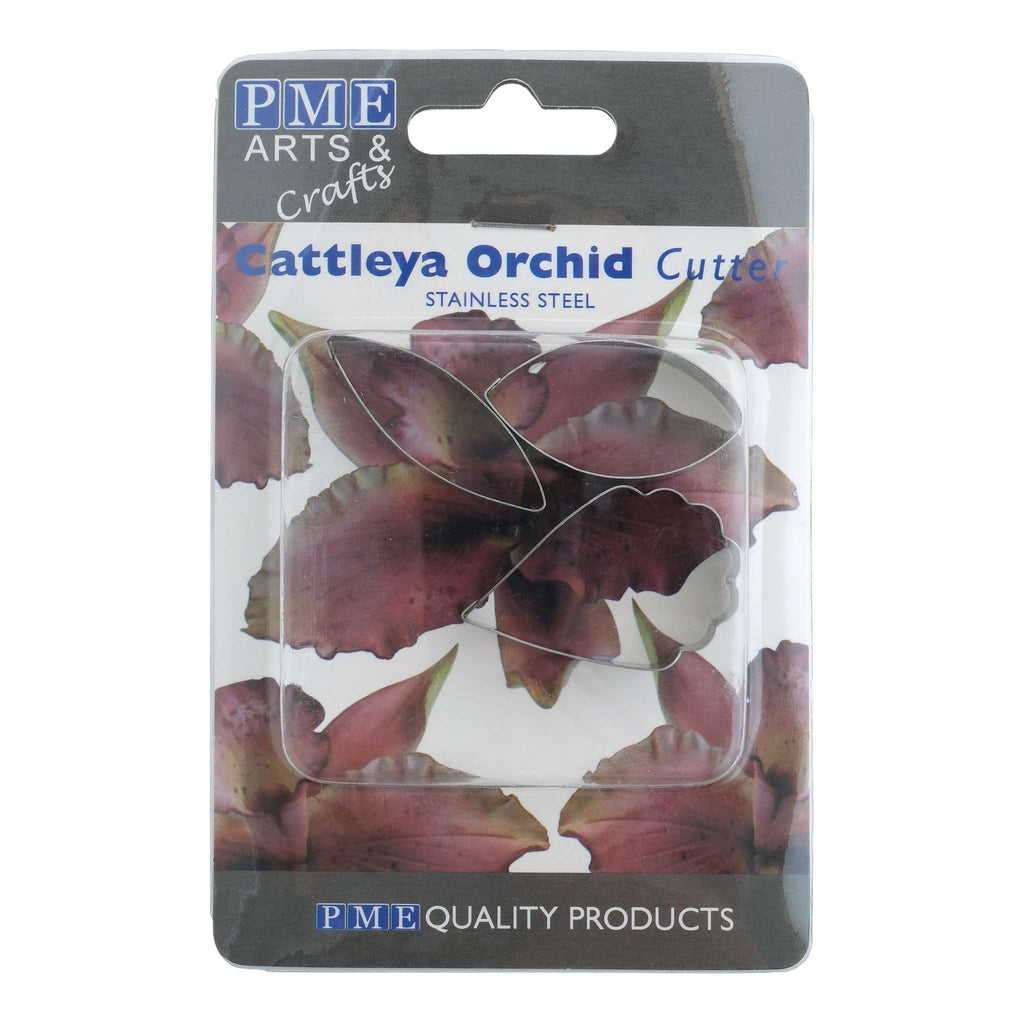 Cattleya Orchid Fondant Cutters Set Of 3