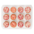 3er-Set Kunststoff Cupcake-Behälter (12 Mulden)