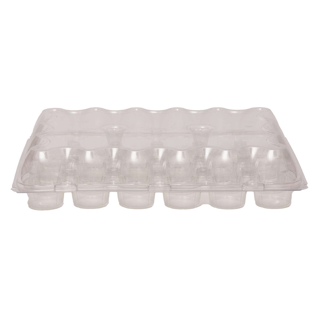 Cupcake Container - 24 Cavity Pk/3 (17 x 13 x 3.5" / 44 x 33 x 9cm)