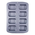 8 Cup Non-Stick Well Mini Loaf Pan