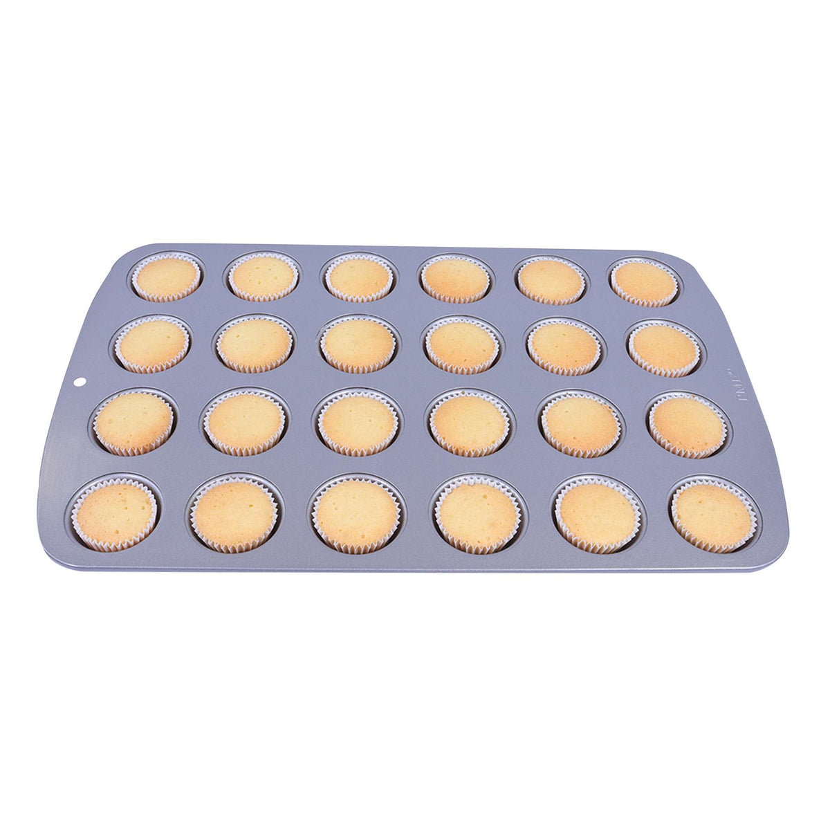 Molde para 24 Mini Cupcakes de Acero al Carbono Antiadherente