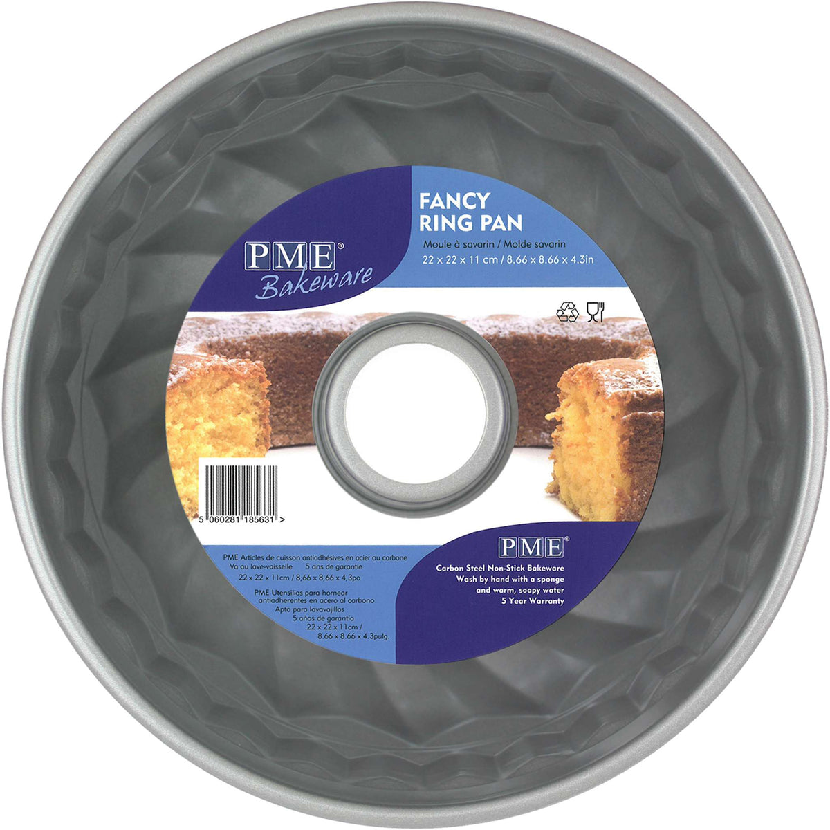 Fancy Ring Pan Non-Stick (8.66 x 4.3" / 220 x 110mm)