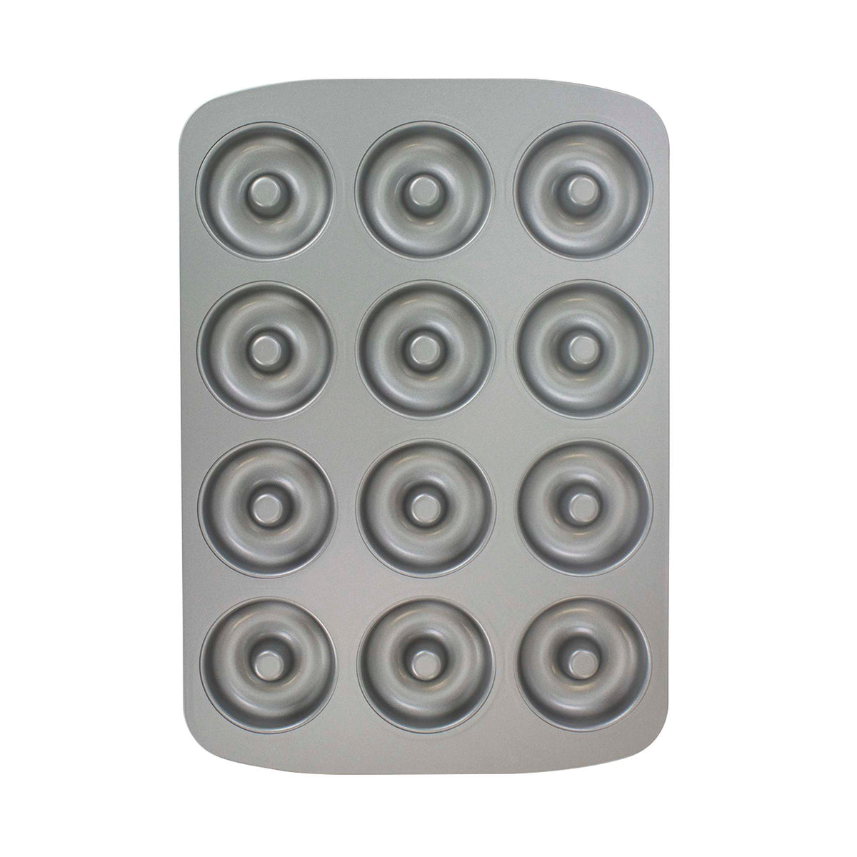 Molde para 12 Mini Donut de Acero al Carbono Antiadherente (373 x 261mm / 14,7 x 10,3")