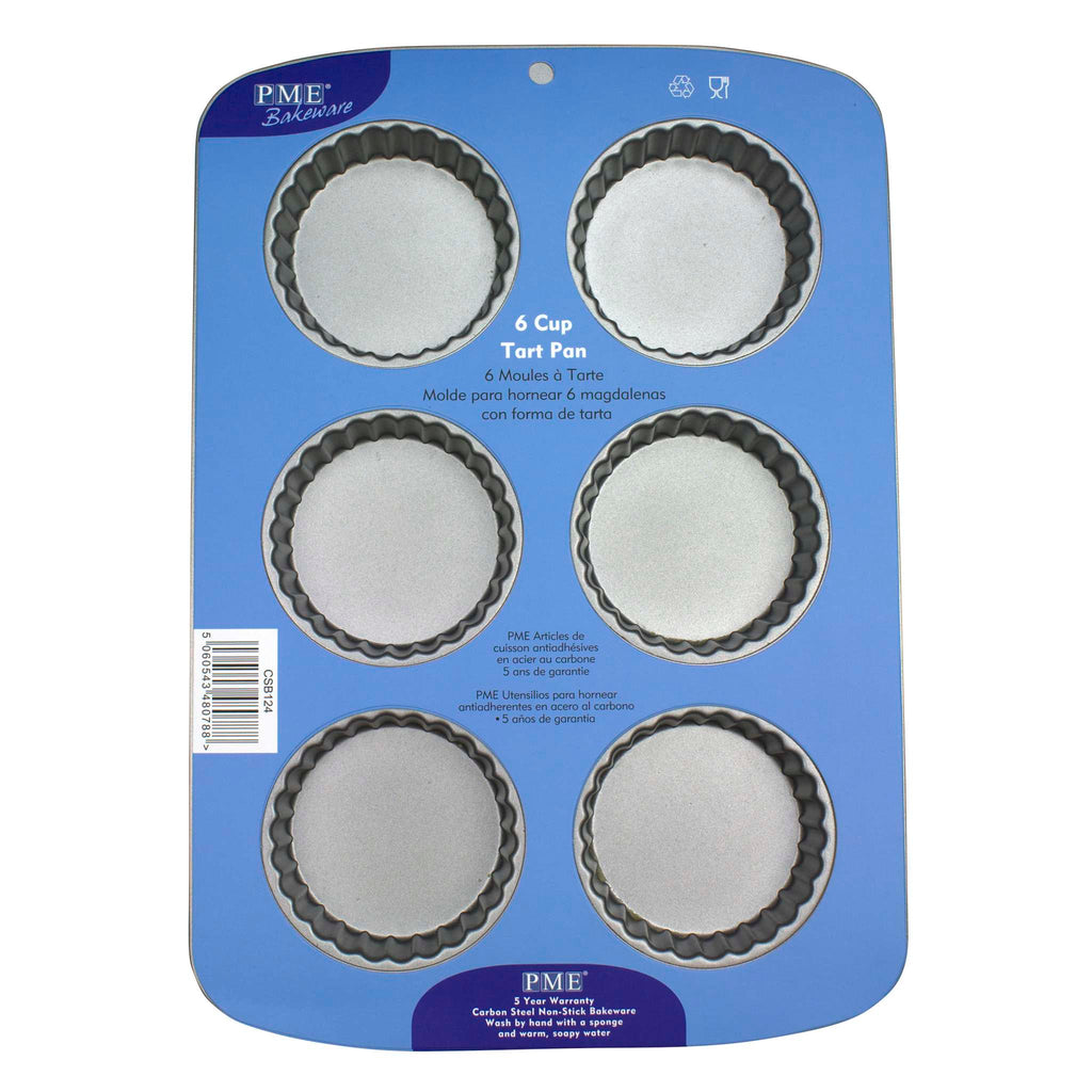 6 Cup Non-Stick Tart Pan