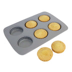 6 Cup Non-Stick Tart Pan